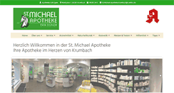 Desktop Screenshot of michael-apotheke-krumbach.de